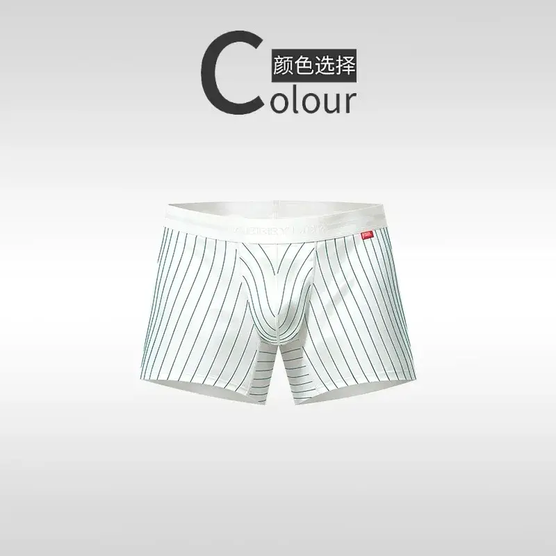 Men's Hot Underwear Home Stripes Boxer Quick Dry Breathable Shorts Running Hiking Gym Yoga Sport Pants — image 3