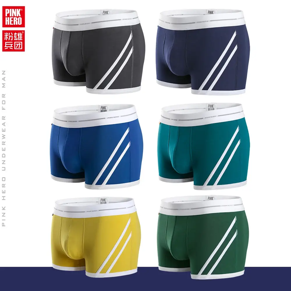 Celana Pendek Pria Fashion Celana Dalam Katun Nyaman Pria Celana Boxer Pakaian Dalam Mewah Boxer untuk Pria Celana Boxer — image 10