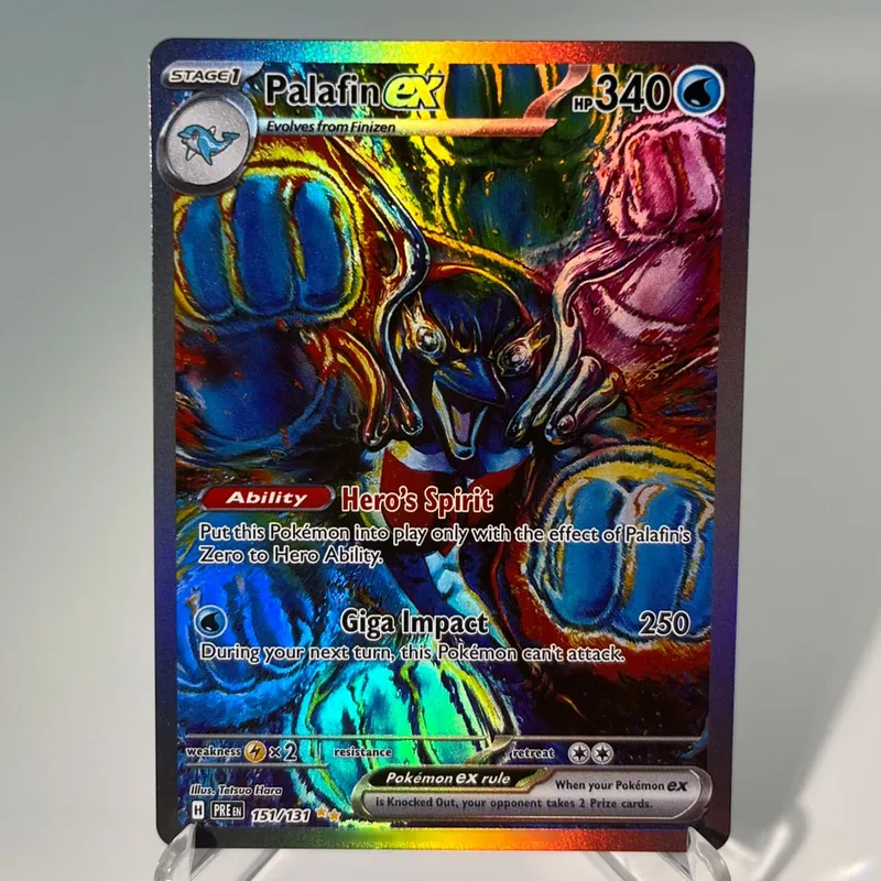 Prismatic Evolutions PKM Cards PTCG5-A GX Rainbow Umbreon Sylveon Leafeon ex Rare Collection Battle Toys Δώρα για χόμπι — image 14