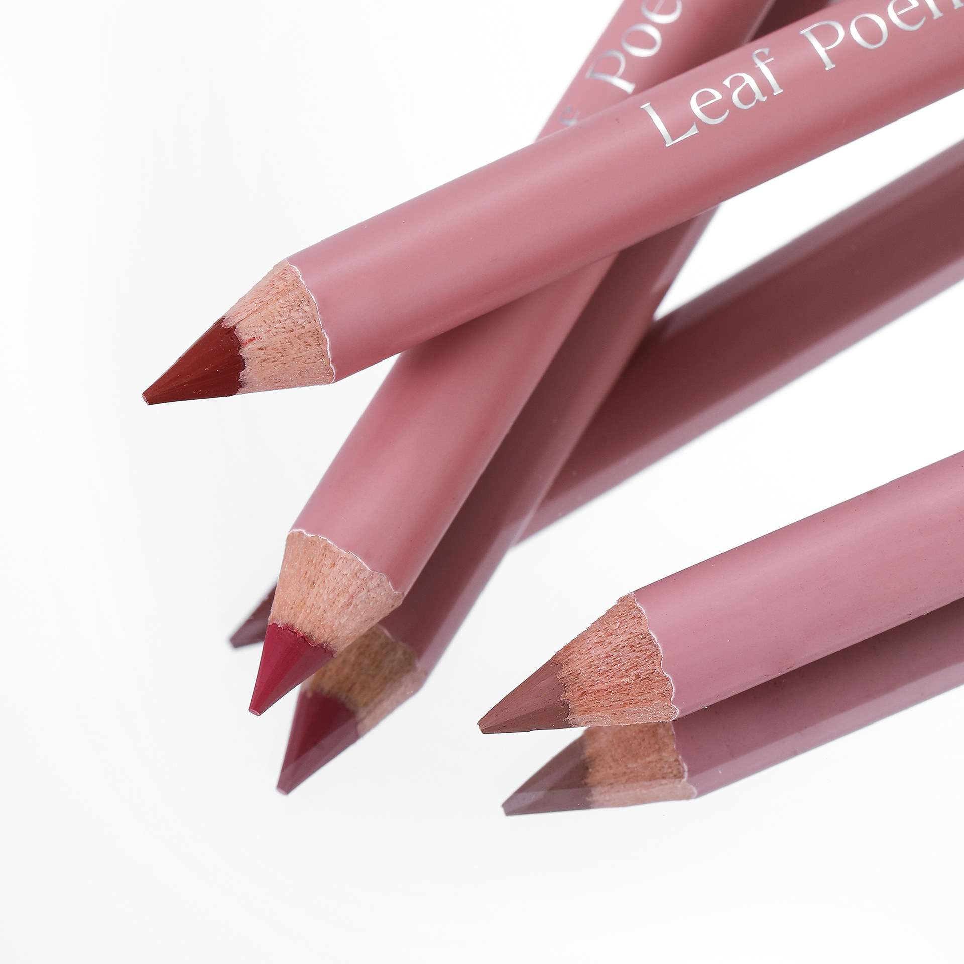 12 Màu Matte Lipliner Pencil Chống Nước Plumping Bám Bẩn Son Môi Tự Nhiên Màu Hồng Hồng Kẻ Viền Môi Pro Viền Môi Viền Trang Điểm — image 4