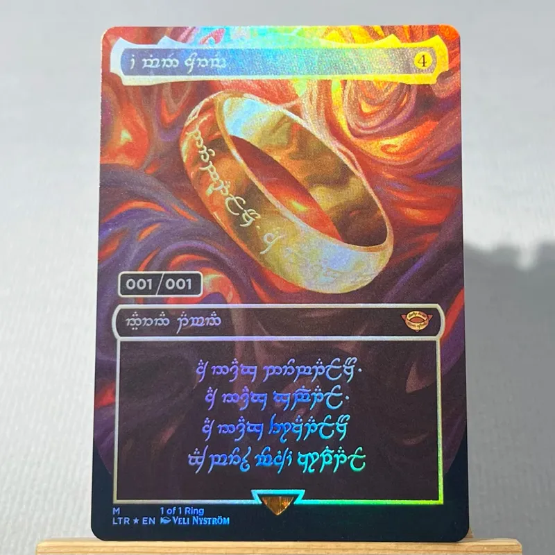TCG Proxy Cards Deck Borad Games הולוגרמה בודדת לוטוס שחור Power9 Dual Landes The One Ring — image 10