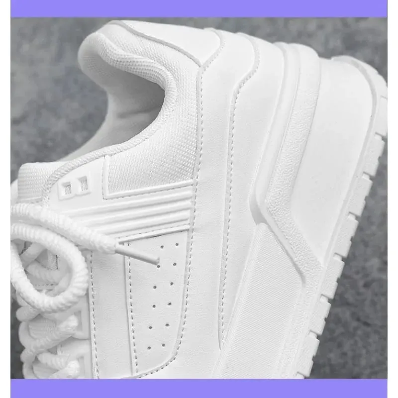 Ανδρικά Ανοιξιάτικα Φθινοπωρινά Μοναδικό Σχέδιο Ευέλικτα Καθαρά Μαύρα Αθλητικά Αθλητικά Εφηβικά Αθλητικά Με Χοντρό Πάτο Ανύψωση Μοντέρνα Loers