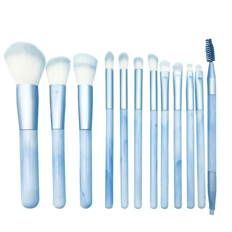 10/14 Stuks Make-Up Kwasten Set Oogschaduw Foundation Vrouwen Cosmetische Losse Poeder Blush Super Zachte Blending Make Up Borstel beauty Tool