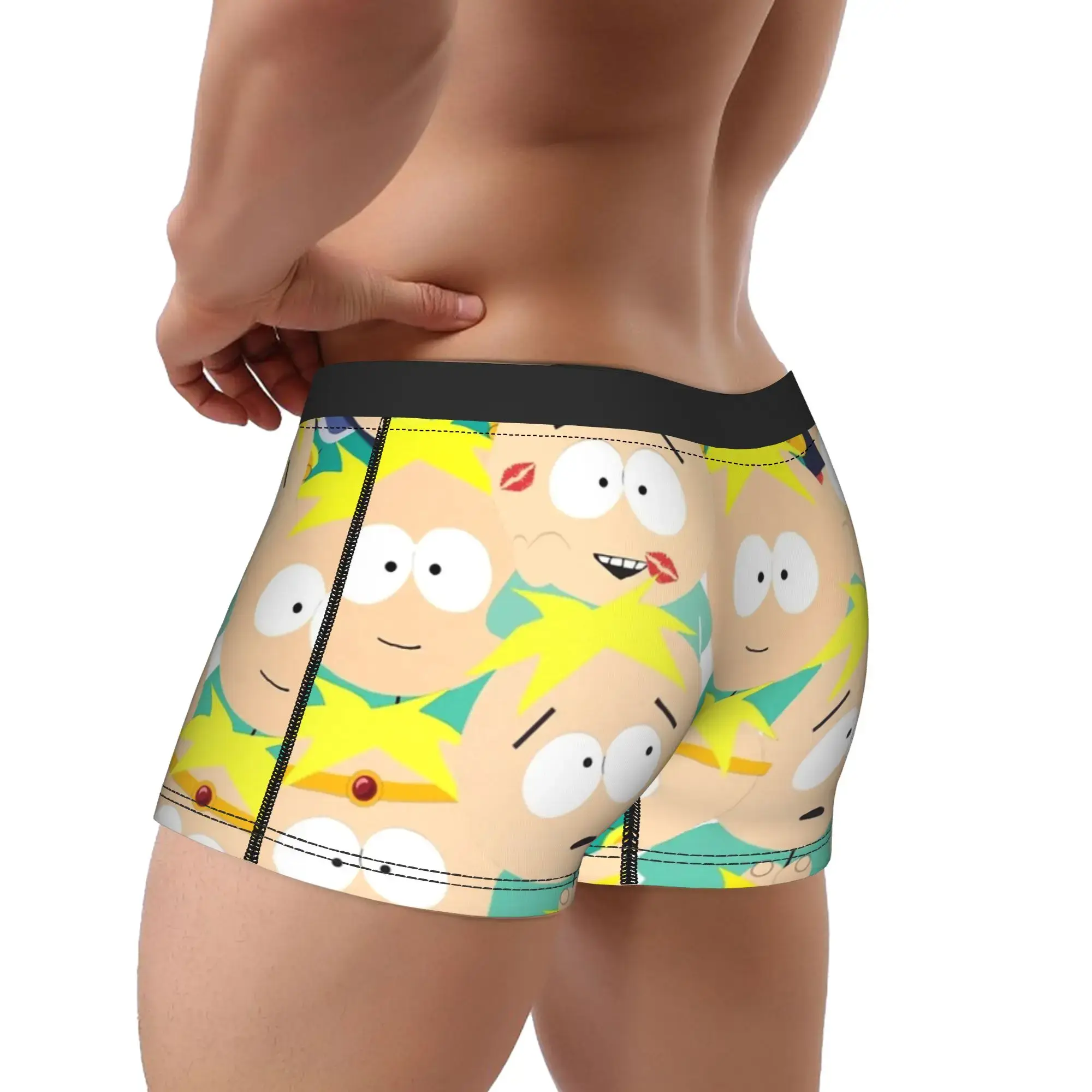 Men South Cartoon Park Butters Stotch Collage Long Underwear Hot Boxer Briefs Shorts Panties Male Soft Underpants M-XXL — image 3