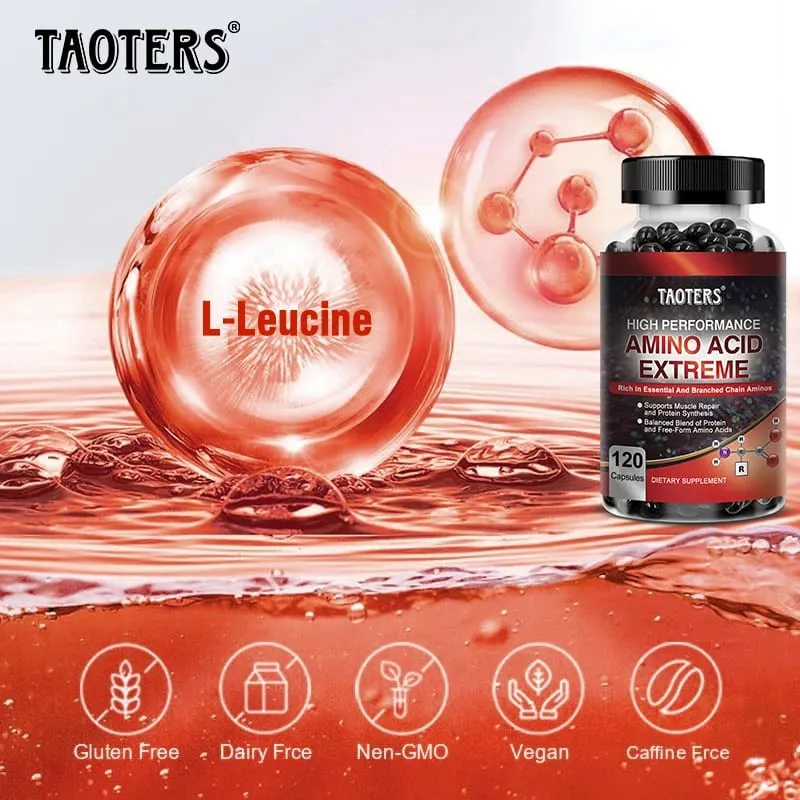 Advanced Bodybuilding Amino Acid Capsules- Helps Increase Strength Endurance Protein Synthesis Build Muscle Mass Abs Energy
