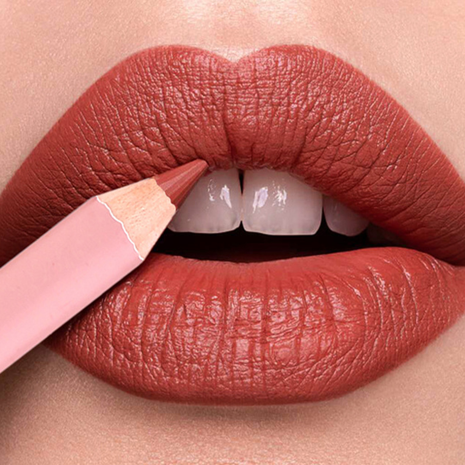 12 Màu Matte Lipliner Pencil Chống Nước Plumping Bám Bẩn Son Môi Tự Nhiên Màu Hồng Hồng Kẻ Viền Môi Pro Viền Môi Viền Trang Điểm — image 17