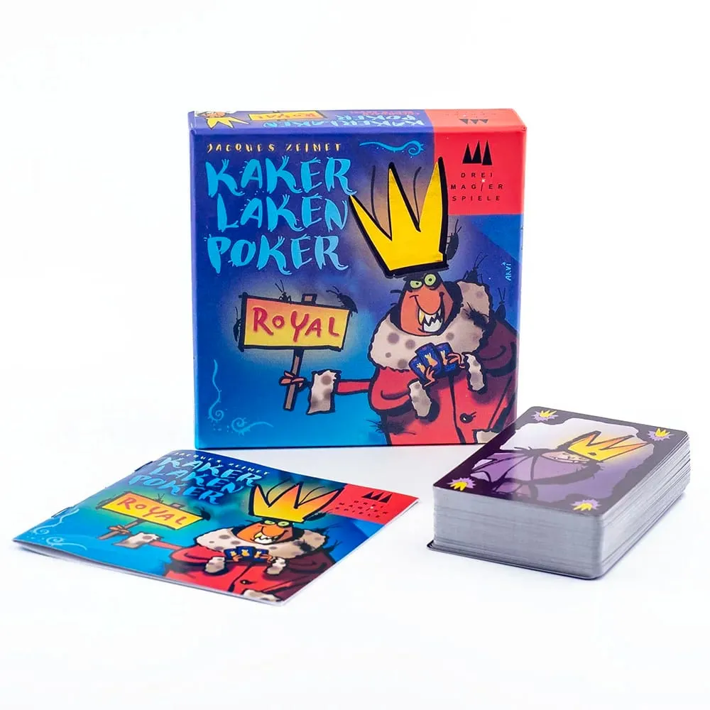 Premium Kaker Laken Royal Card Game - Poker Night Essential with Devir-game Moth Cheat Board for Max Fun — image 2