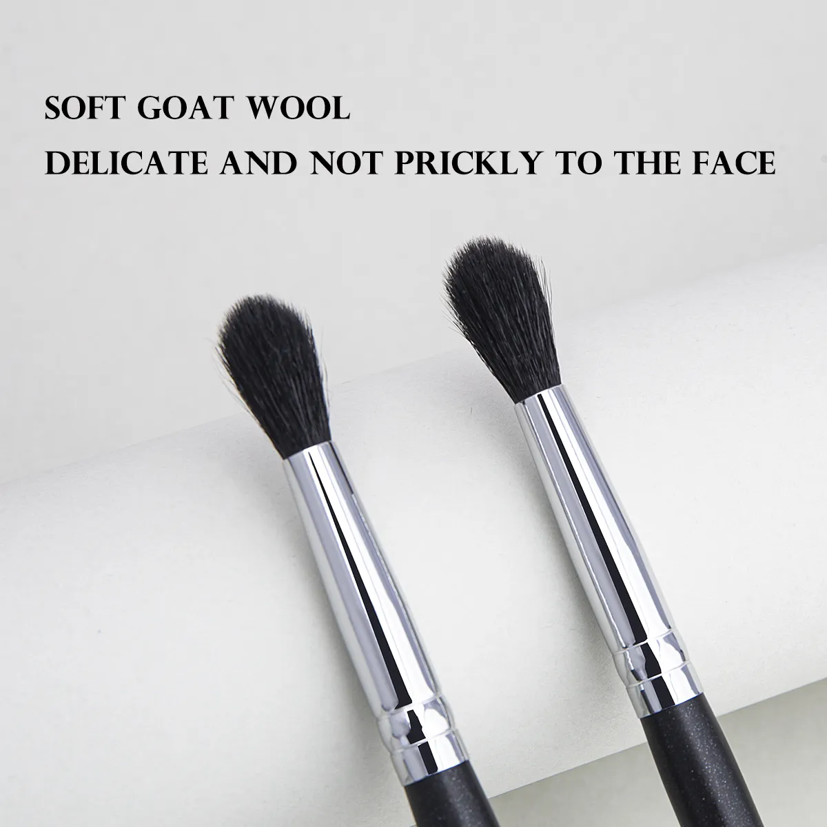 224 Crease Brush Eye Shadow Crease Blending Makeup Brushes High Quality Flame Shape Goat Hair Eye Shadow Crease Makeup Tool