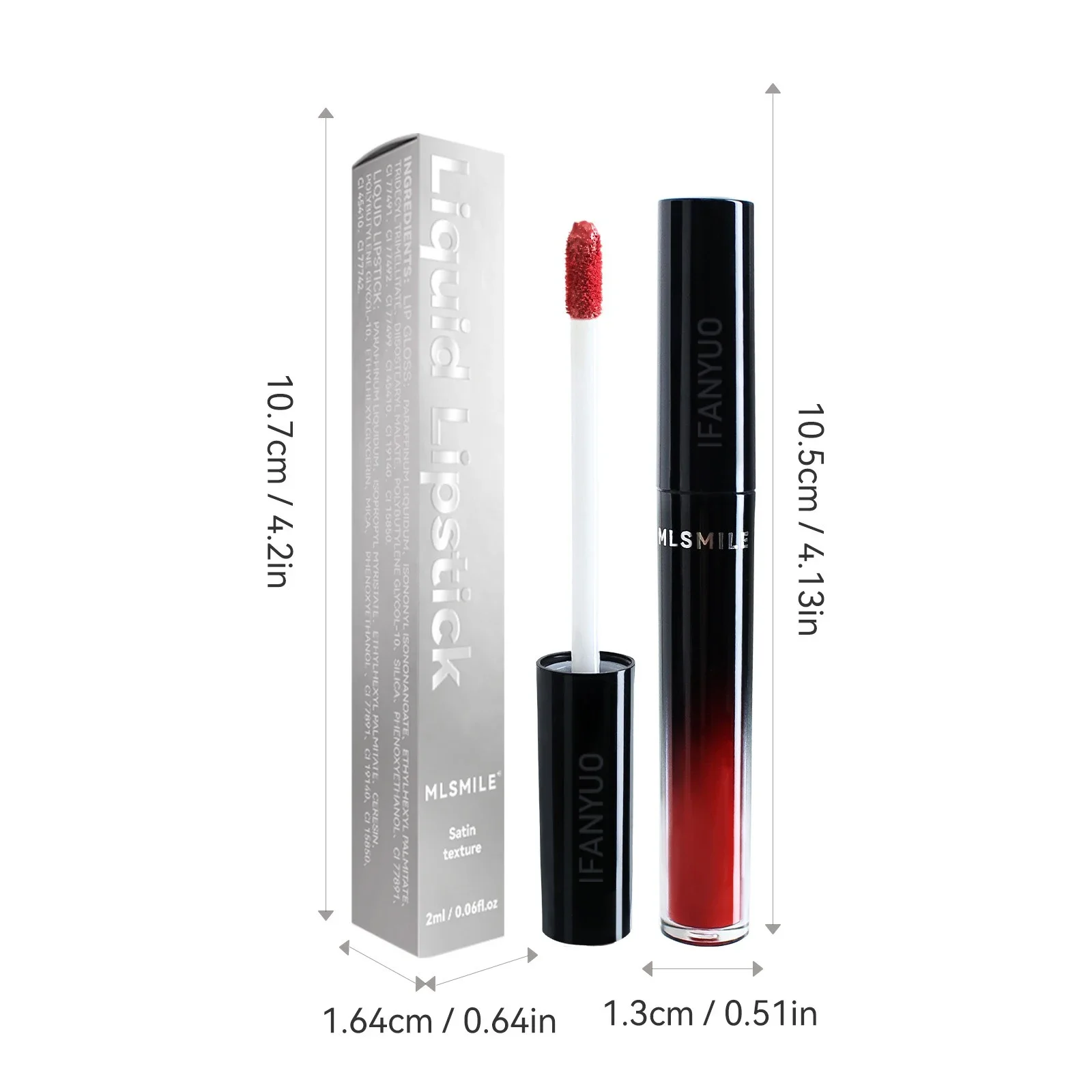 Αδιάβροχο Liquid Velvet Matte Lipstick Διαφανές ενυδατικό Λάδι χειλιών Pearlescent Rich Color Lipgloss Tint Lasting Cosmetic