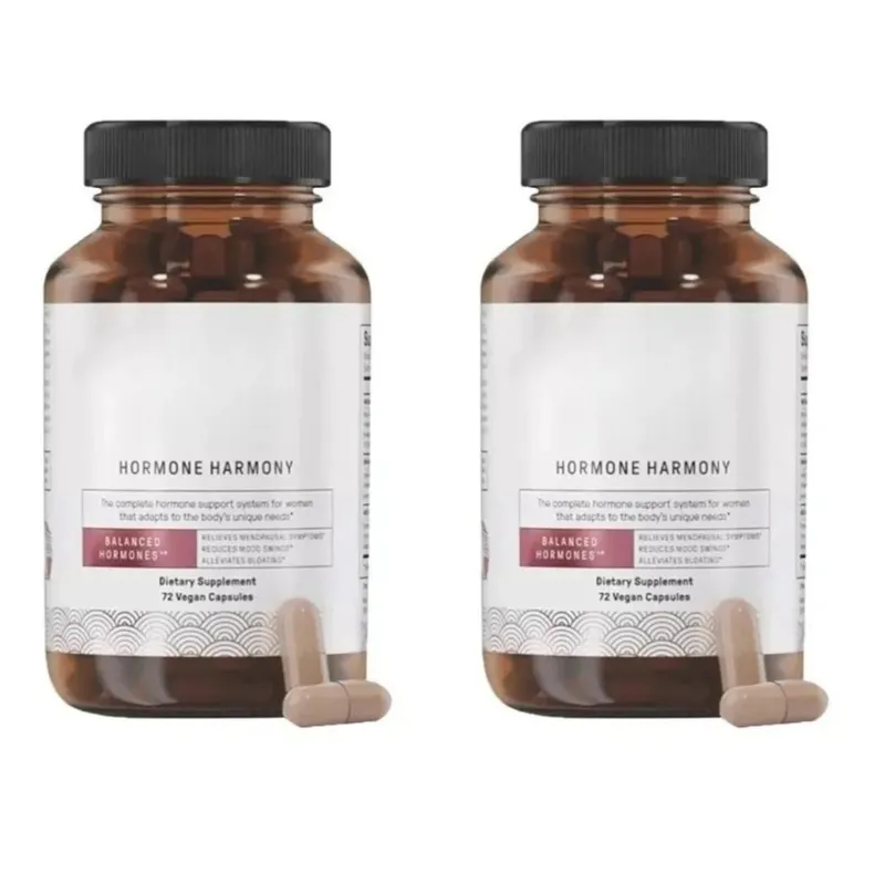 Hormone Harmony kapszula természetes gyógynövény-kiegészítővel Wellness támogatás nőknek Menopauza enyhítése Hormonális egyensúly 72 Szám — image 9