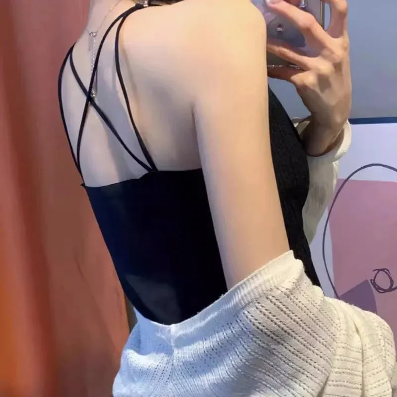 Καλοκαιρινό σουτιέν Μαύρος κορσές Active Big Size Bralette Αντι Χαλαρωμένο Σουτιέν Γιλέκο Θέμα Καμισόλα&tanks Traf Γυναικεία Ρούχα Top Traf Zara — image 3