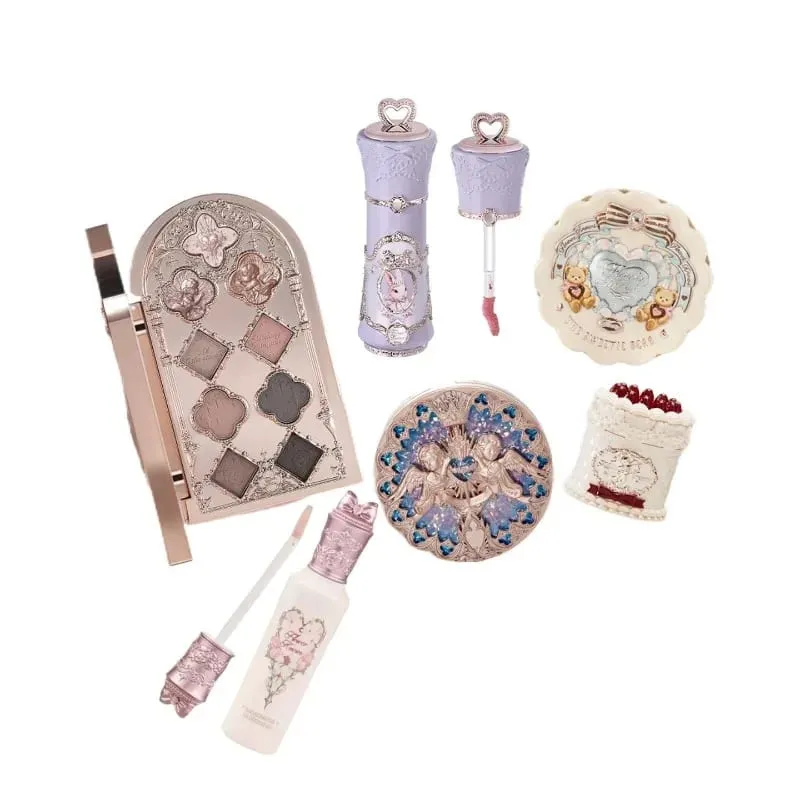 Flower Knows All-in-One σετ δώρου μακιγιάζ Σκιές ματιών Blush Lip Glaze Όλα όσα χρειάζεται Kit De Maquillaje Full Professional