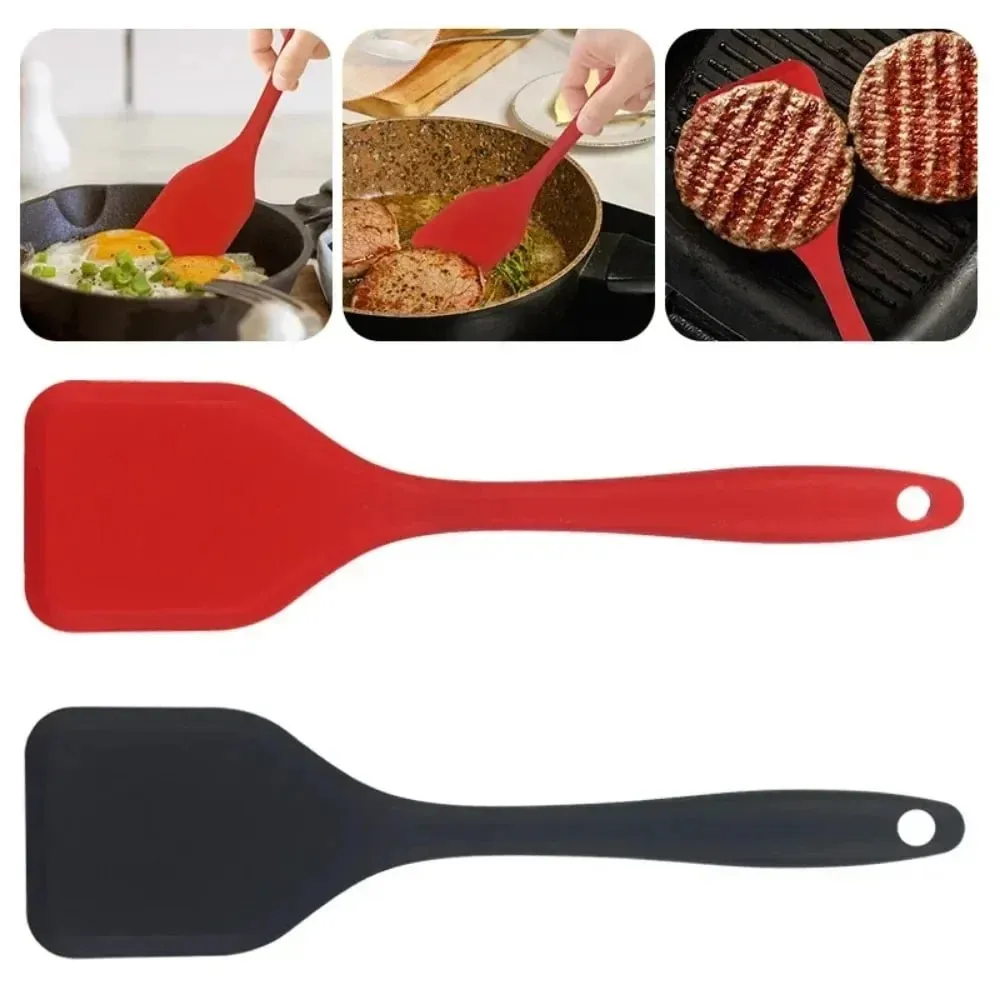 Silicone Cooking Leakage Spatula Dense Shovel Fried FishOmelette Shovel Non-stick Spatula Kitchen Cooking Tools — image 10