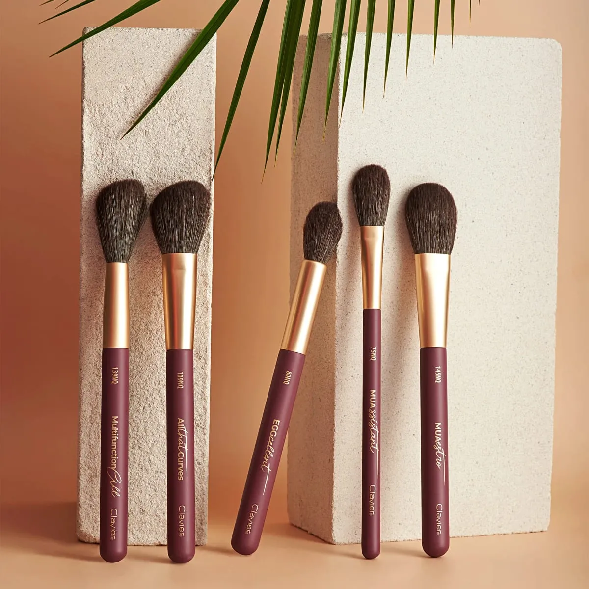 Clavier Nature&More II Makeup Brush Eye Shadow Foundation Cosmetic Brushes Beauty Soft High-quality Bristles Make Up Tools