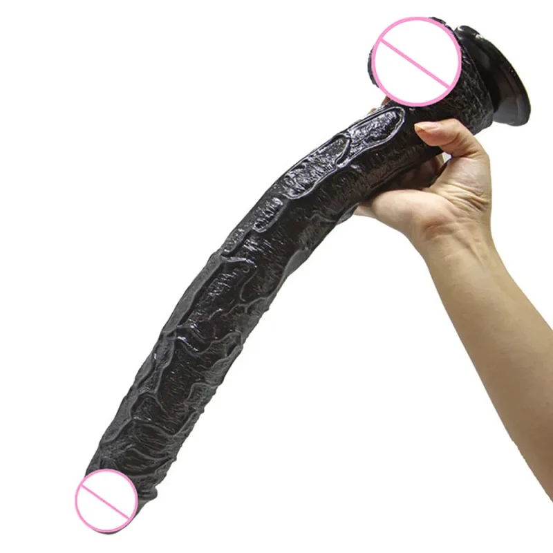 43cm Realistic Long Dildo Cock for Women Anal Sex Toys Huge Big Fake Penis with Suction Cup Flexible G-spot Sex Product Sex Shop
