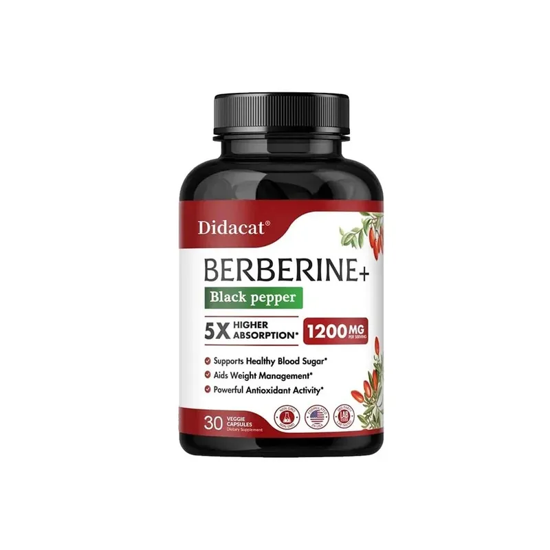 1200 MG Premium Berberine Supplement Capsules Supports Immune System CardiovascularHeart & Gastrointestinal Wellness — image 9