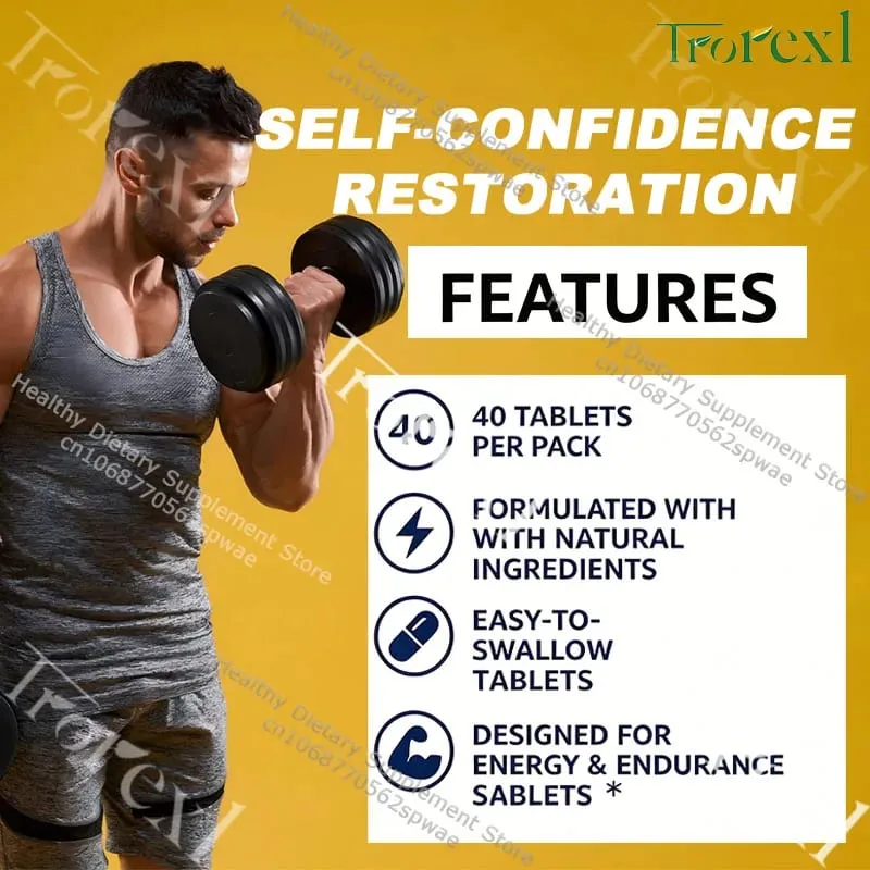 Epimedium Enhancing Tablets for Men – Build Stamina & Confidence Combat Burnout & Performance Decline