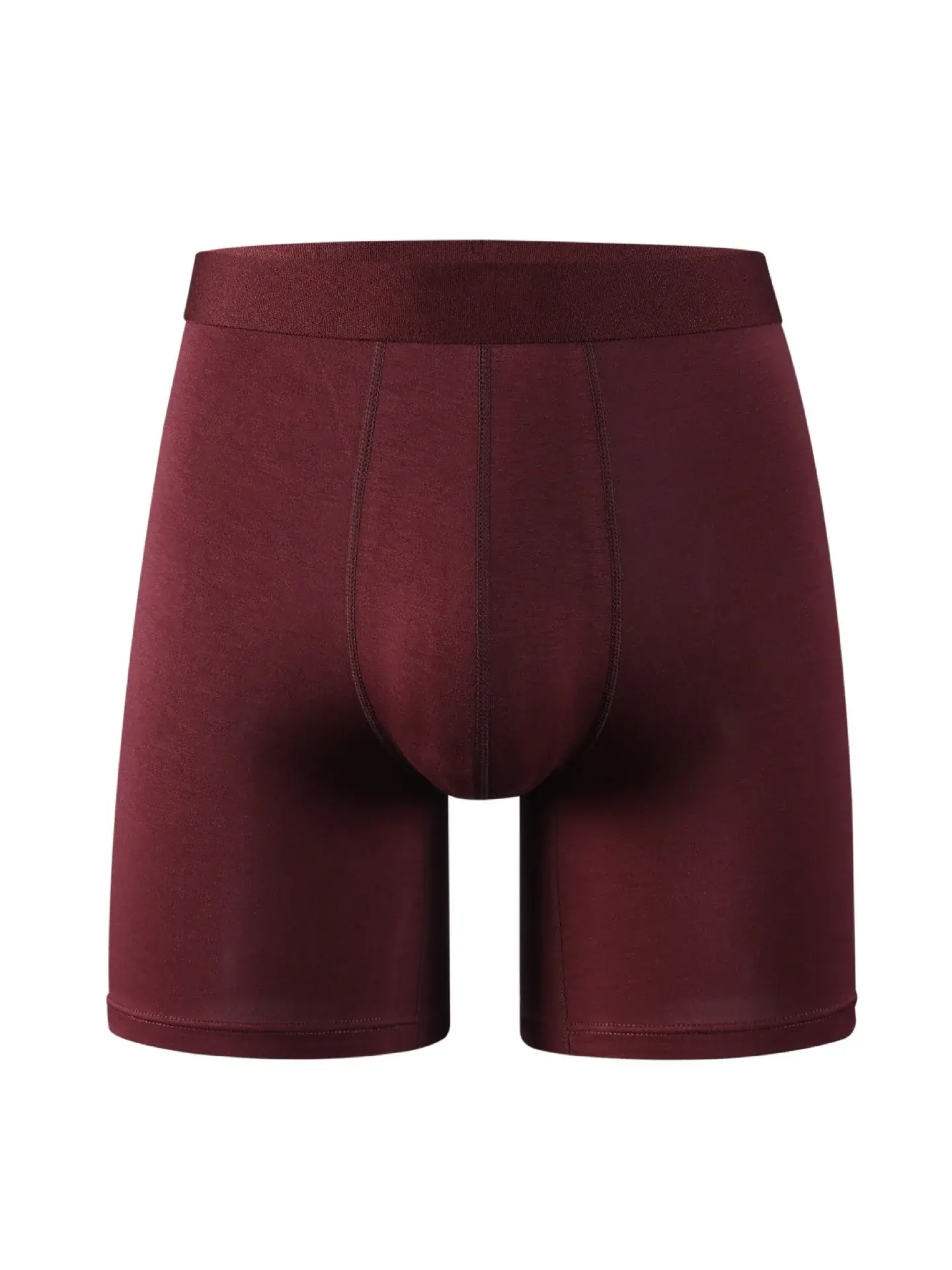 5pcs 95% Bamboo Fiber 5% Spandex Men's Length Long Leg Boxer Classic Design Comfortflex Waistband Underwear Man Sports — image 9