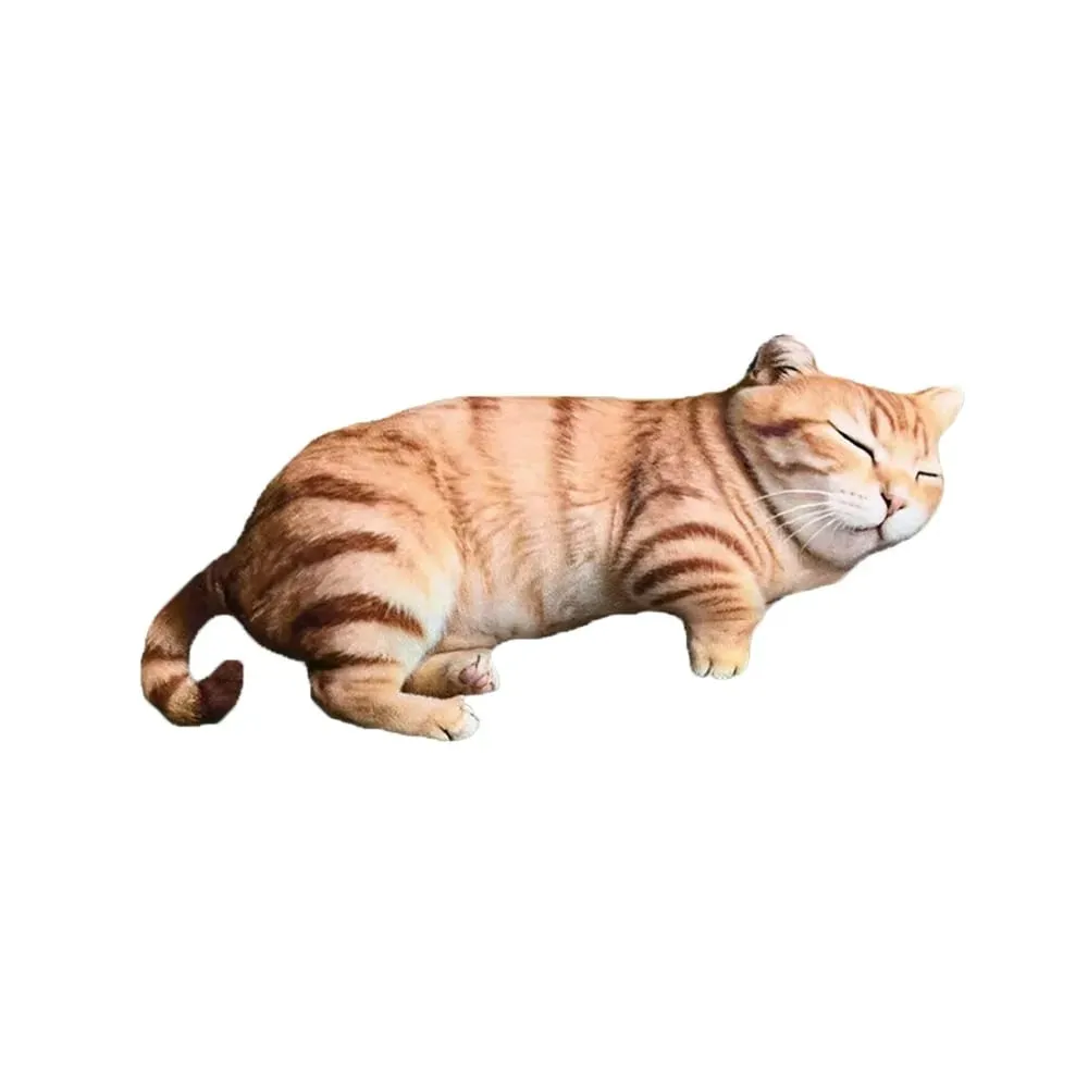Plush Material Animal Body Pillow PP Cotton Filled Soft Texture Poultry Throw Pillows Cat Pattern Cute Design — image 9