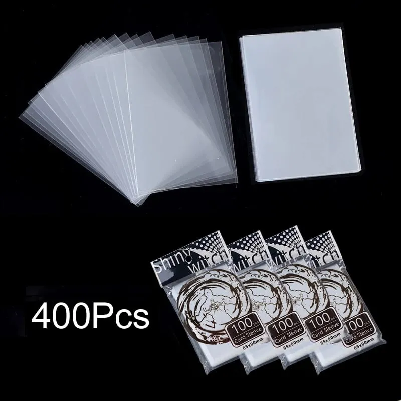 Bộ 100-500 Thẻ Tay Trong Suốt Trong Suốt Bảo Vệ Thẻ Giá Đỡ Cho Bảng Chơi Trò Chơi ID Giao Dịch Thư Mục Ảnh túi — image 15