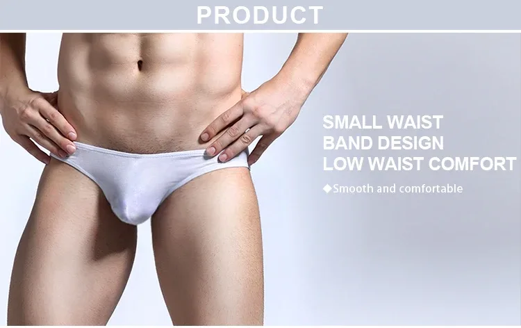 Men's underwear with a U-shaped protruding modal, thin, elastic and sexy low-waisted tight underpants — image 12