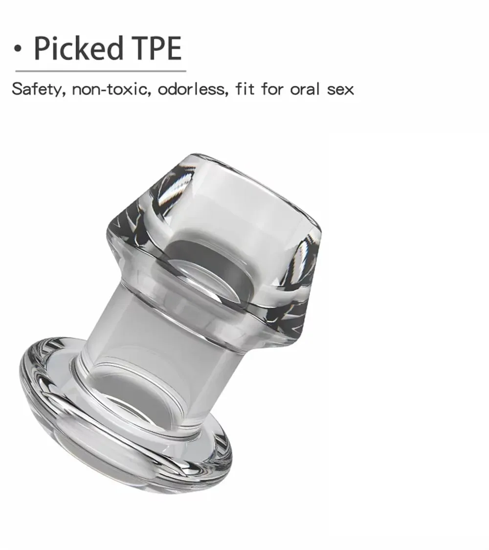 Κοίλο Speculum που κρυφοκοιτάζουν πρωκτικές χάντρες Κόλπος βύσμα πισινός διαστολέας σήραγγα διαφανούς πρωκτού BDSM σεξουαλικό παιχνίδι για ομοφυλόφιλα ζευγάρια