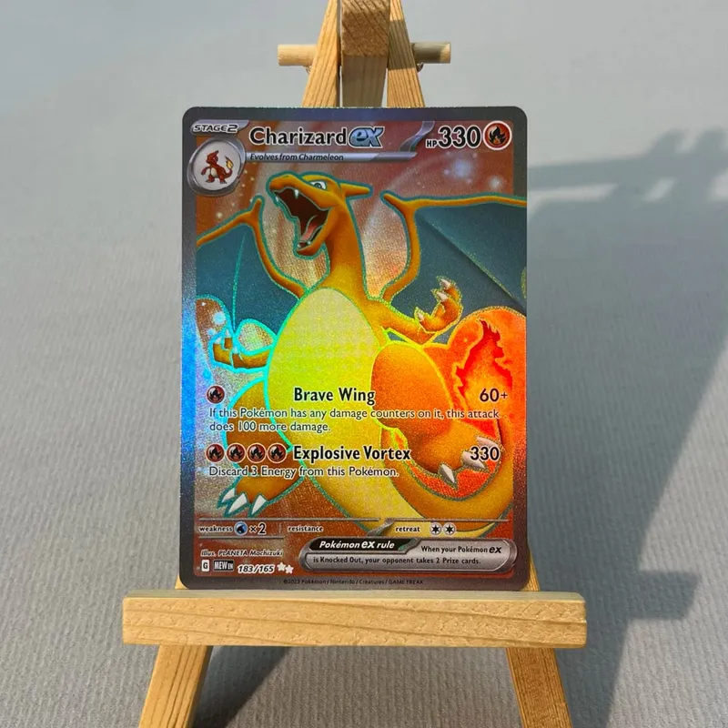 MEW PTCG13-003 Tcg proxy PKM Cards Charizard ex Bulbasaur Charmeleon Rare Collection Battle Toys Δώρα για χόμπι στο σπίτι — image 18