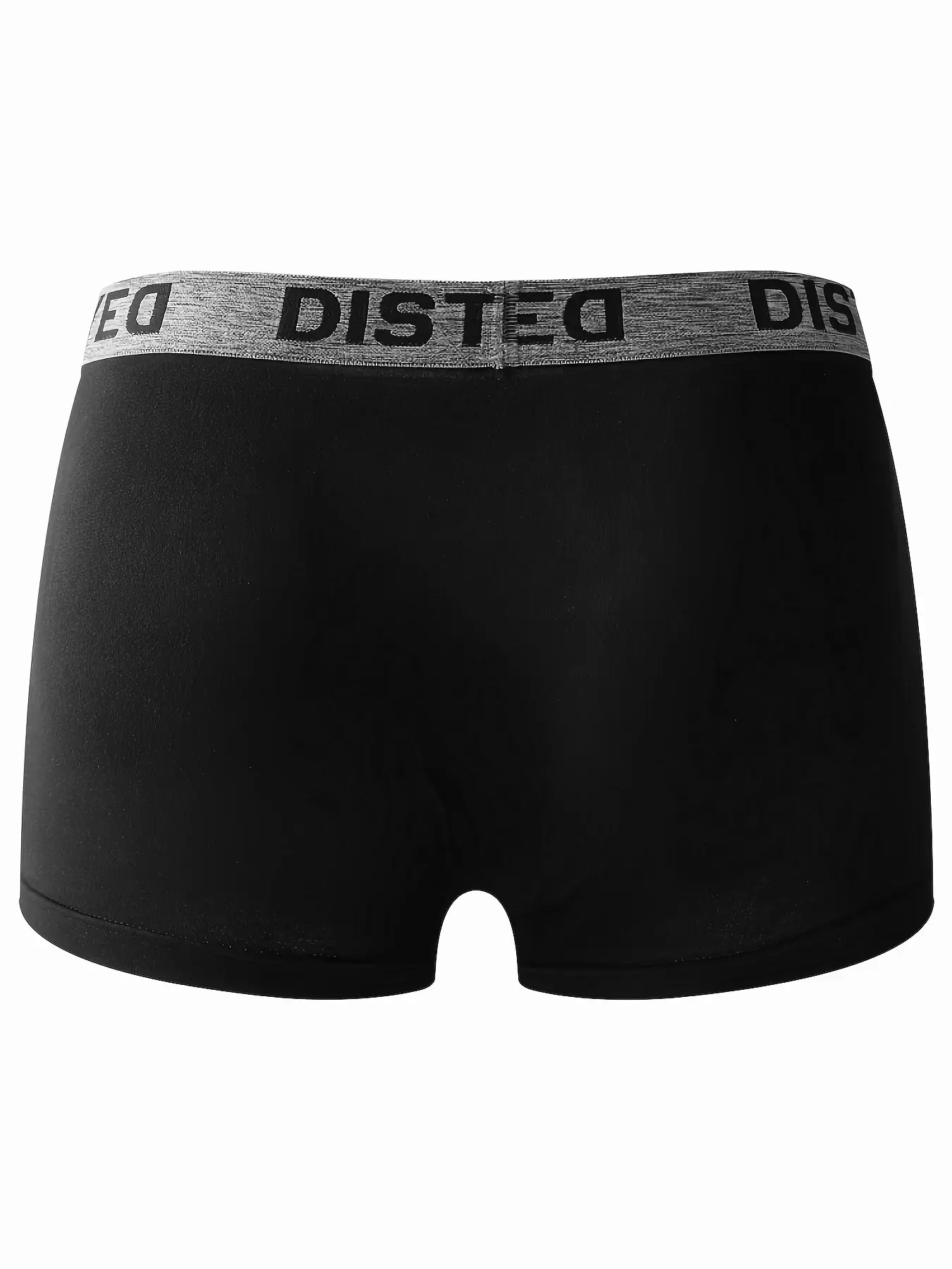 6 Pack Men's Premium Ultra Soft Cotton Boxer Briefs Black and Heather Grey Set Stretchable Fabric Non Binding Classic Underwear