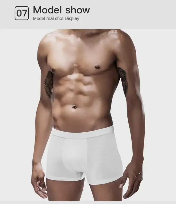1pc/3pcs Set Panlalaking Kasuotang Panlalaki Cotton Boxers Shorts U Pouch Panties Panties ng Lalaki Panlalaking Kasuotan ng Kabataan Homme Luxury Underware