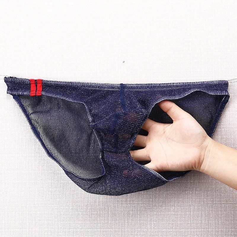 Herren-Unterwäsche-Slips, ultradünn, atmungsaktives Mesh-Höschen mit niedrigem Bund — image 18