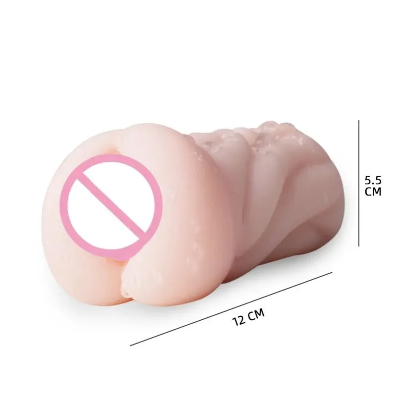 Soft TPE Male Masturbation Cup – Realistic 3D Lips Oral Training Reusable Aircraft Cup Adult Sex Toy for Men Massager Pleasure