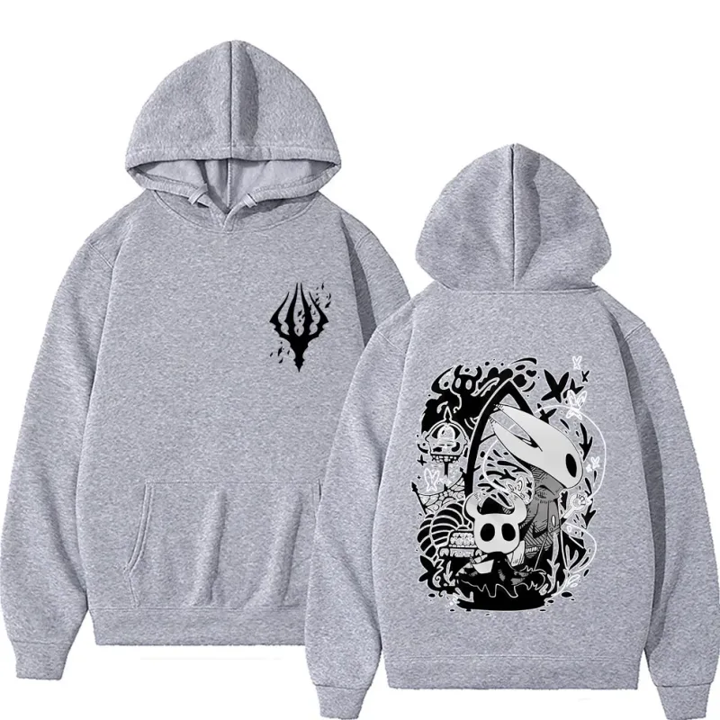 Oyun içi boş şövalye grafik kapşonlu erkek kadın giyim rahat büyük boy streetwear erkek Vintage polar kapüşonlular hayranları hediye eşofmanı — image 2