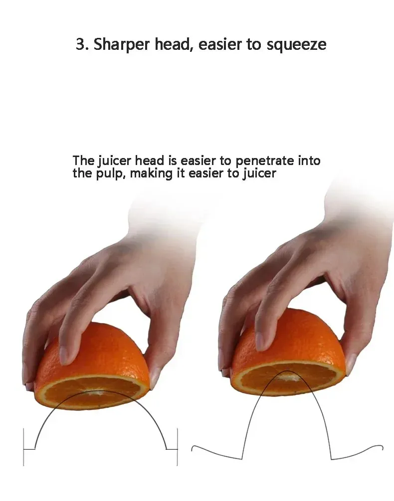 304 Inox Steel Lemon Juicer Home Μικρός Creative Juicer Portable Manual Juicer Orange Squeezer — image 10