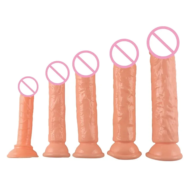 Flesh Color Dildo Multiple Styles Suction Cup Dildo Big Dick Female Masturbator Clitoral Stimulator Lesbian Sex Toys For Women