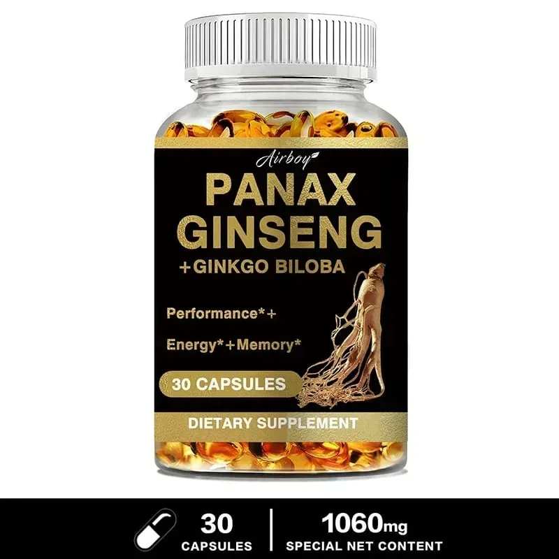 Panax Ginseng + Ginkgo Biloba - Immune Support Enhance Physical Performance Improve Memory and Maintain Overall Health — image 8