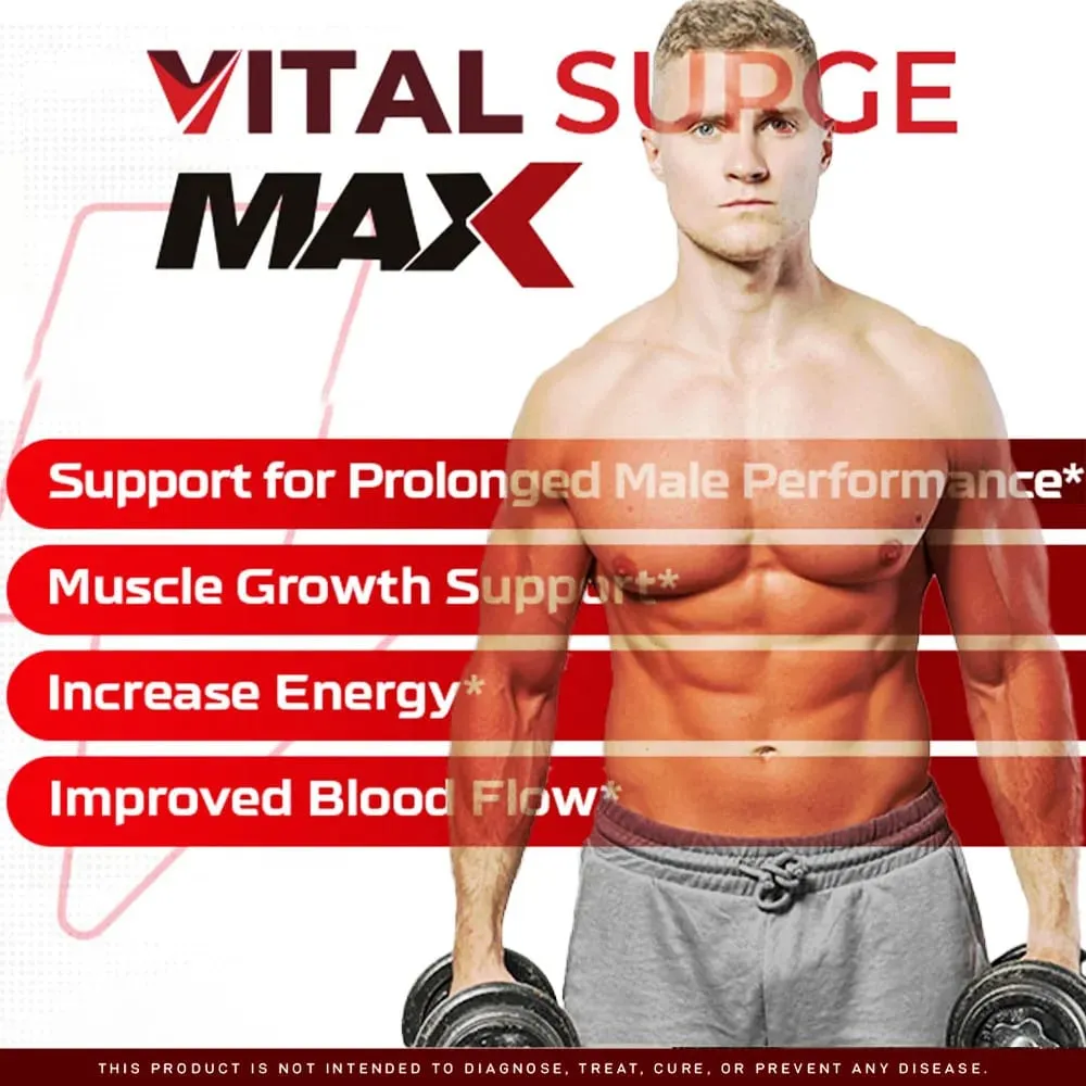 Vital Surge Male Supplement Gummies for Men 60 Count - Nutritional Support for Male Health — image 3