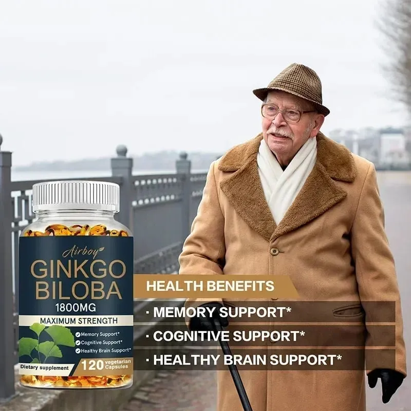 Ginkgo Biloba Supplement - Memory and Learning Promotes Brain Health Improves Clarity Improves ConcentrationSupplement — image 4