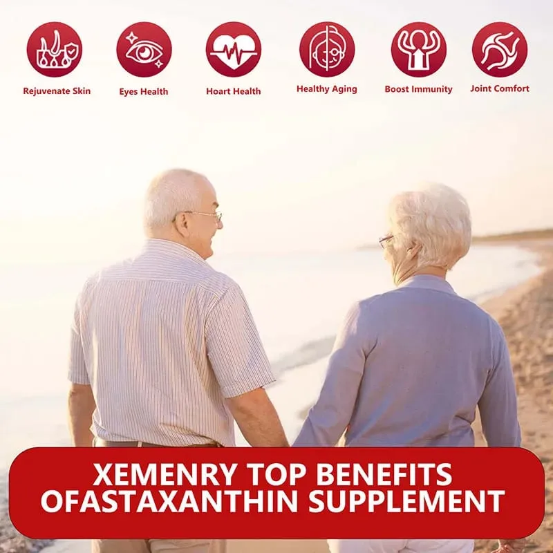 Astaxanthin 24mg - Promotes Cardiovascular Health & Accelerates Metabolism Supporting Eye Joint & Skin Health — image 4