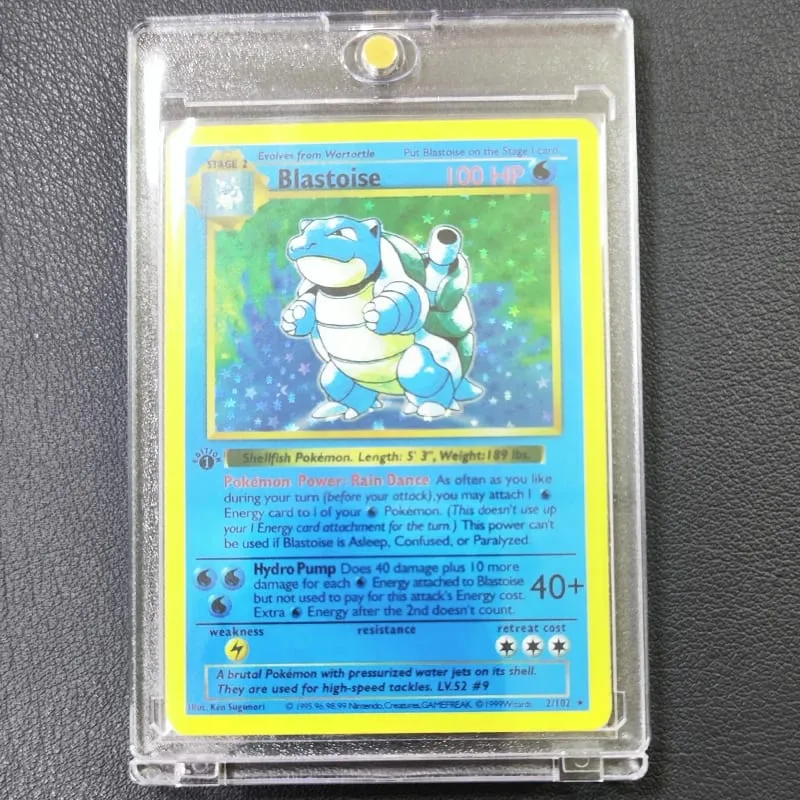 بطاقات تجميع DIY مع بطاقة Brick 1996 الإصدار الأول بطاقات فلاش لعبة Anime Shining Cards Gift