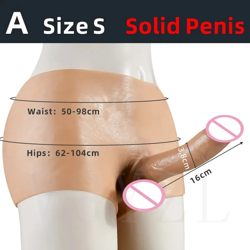 New Realistic Silicone Pegging Strapon Dildo Penis Pants Masturbators for Lesbian Sex Toys Suitable for Men Women 18+