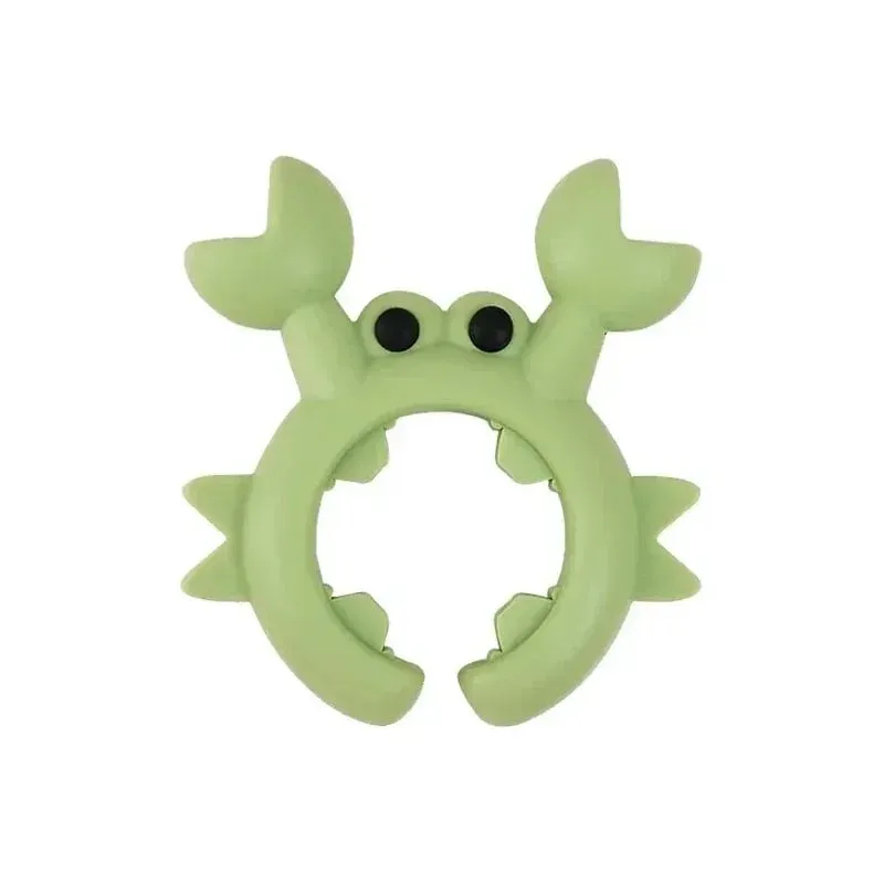 4/1PCS Silicone Spatula Rack Small Crab Anti Scalding Overflow Pot Clip Spoon Holder Clip Universal Shovel Rack Kitchen Gadget
