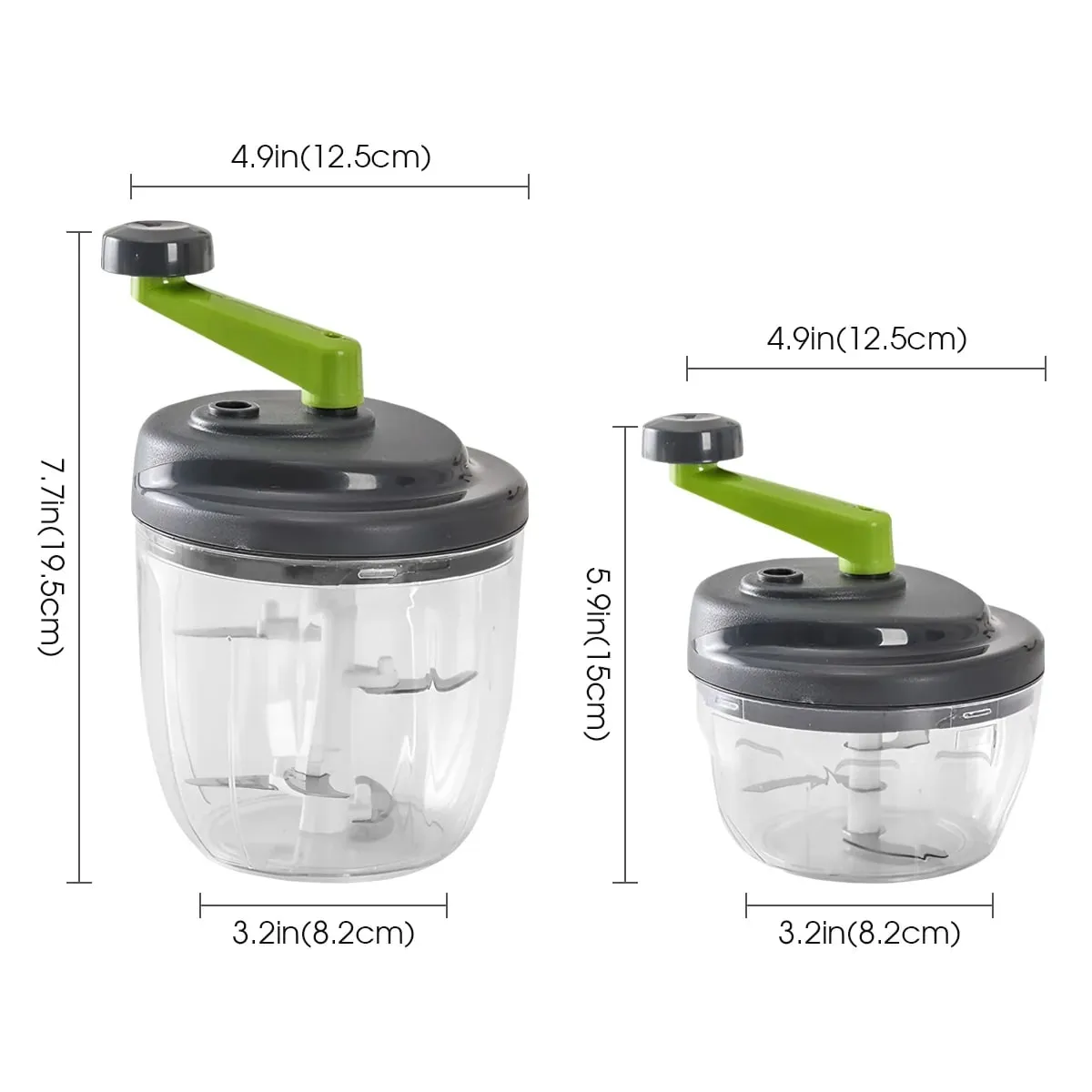 1db 520 ml/900 ml kézi forgattyús fokhagyma porszívó kézi fokhagymapréselő húsdaráló élelmiszer zöldség aprító konyhai eszközök