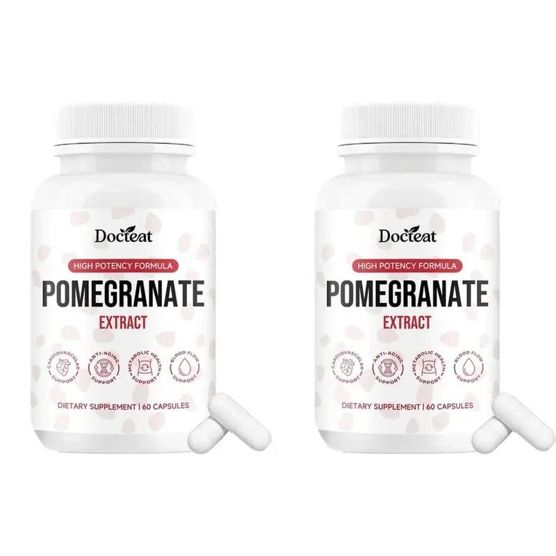 Docteat Pomegranate Fruit Extract Capsules Ellagitannin Antioxidant Defense Immune Support and Oxidative Balance 60 Capsules — image 8