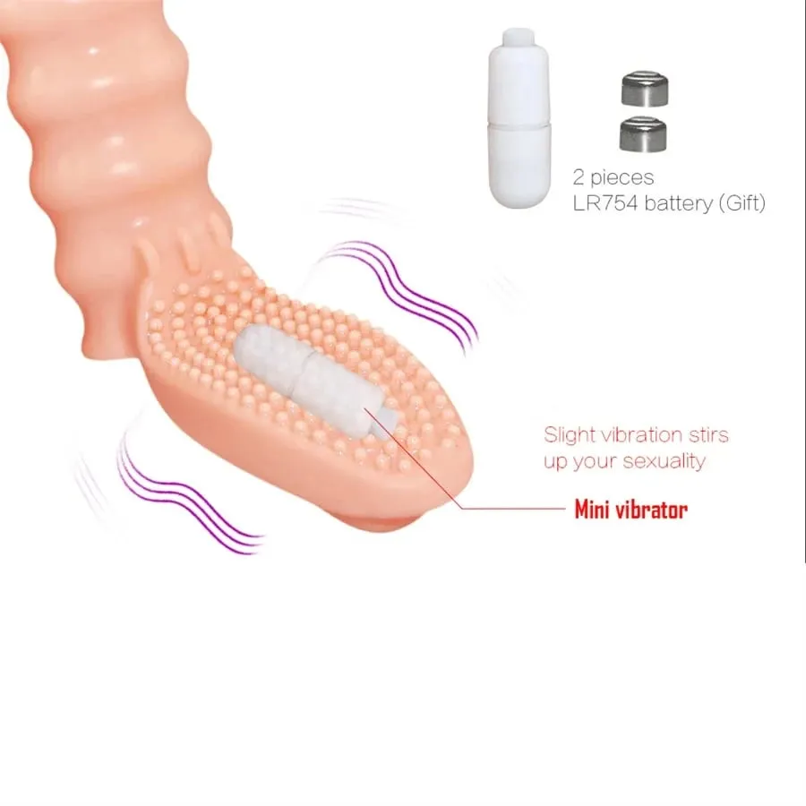 Ζευγάρια Clitoral Vagina Finger G Spot Vibrator Stimulator Massager Finger Sleeve Παιχνίδια για ενήλικες Ερωτικά παιχνίδια σεξ για γυναίκες Άντρες