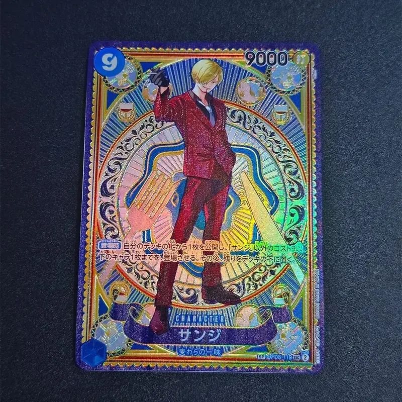 Anime OPCG Collection Card Leader Roronoa Zoro Parallel OP12-020 L Legacy of The Master Card English Full Art Textured Gift Toy