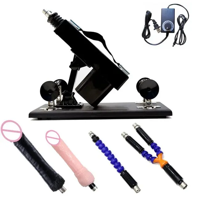 Strong Motor Automatic Vibartor Sex Machine with Dildo Attachments Adjustable Gun Love Machine Sex Toys for Man Women Adult Game — image 13