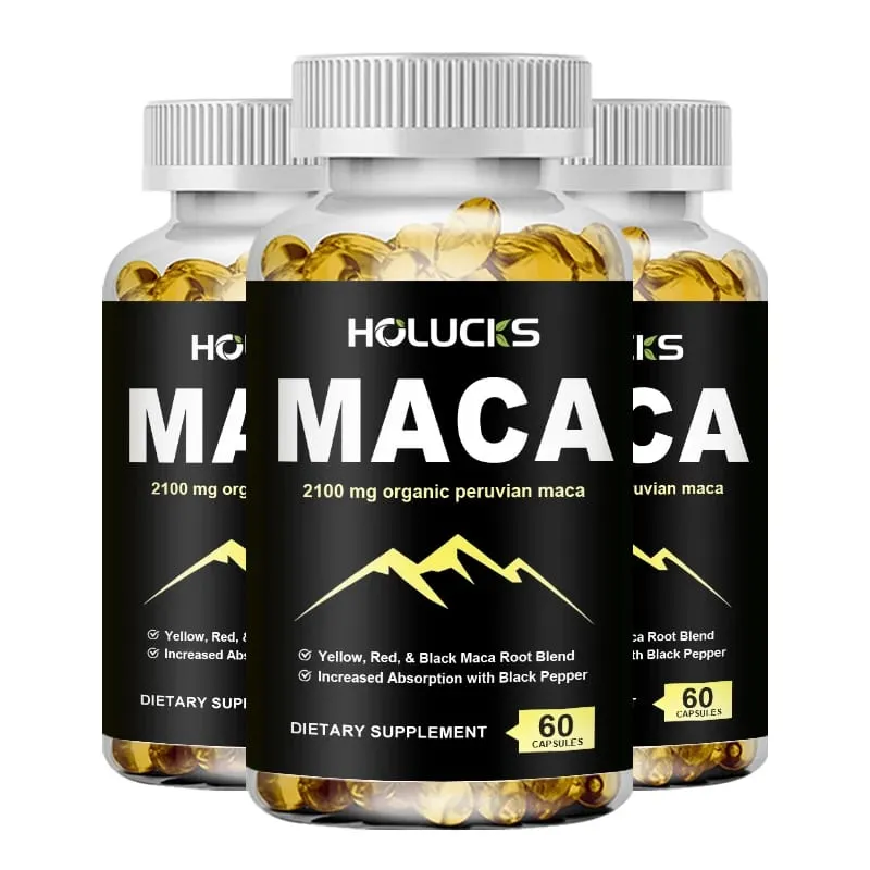 Βιολογικές κάψουλες Maca Root 2100mg με Μαύρο Πιπέρι Υποστηρίζει Ενεργειακή Αντοχή Διάθεση Αναπαραγωγική Υγεία & Ζωτικότητα — image 8