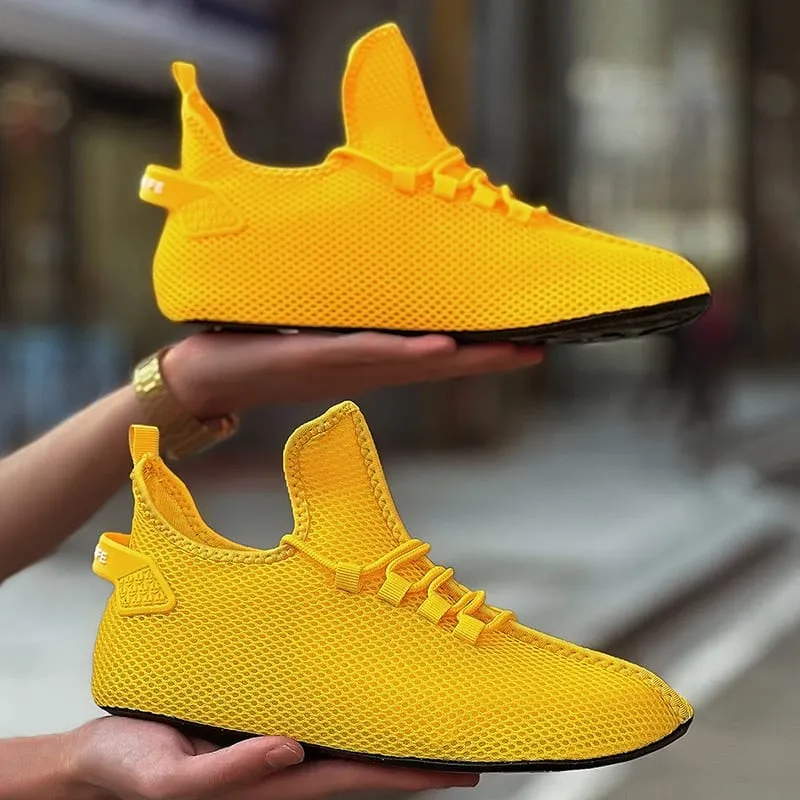 Mens Casual Shoes High Quality Lightweight Running Shoes Man Sneakers Lace Up Flats Shoes Male Outdoor Sports Tennis Shoe — image 5