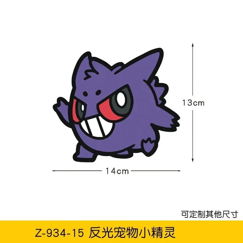 20 Phong Cách Pokemon Xe Ô Tô Anime Hình Pikachu Gengar Eevee Charmander Hoạt Hình Dễ Thương Búp Bê Sáng Tạo Miếng Dán Quà Tặng Sinh Nhật