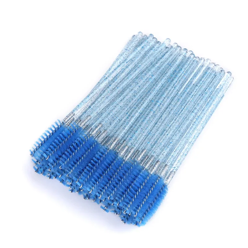 50pcs Disposable Eyelash Brushes Extension Crystal Eyebrow Brush Mascara Wand Eye Lashes Cosmetic Tool Set Makeup Beauty — image 10